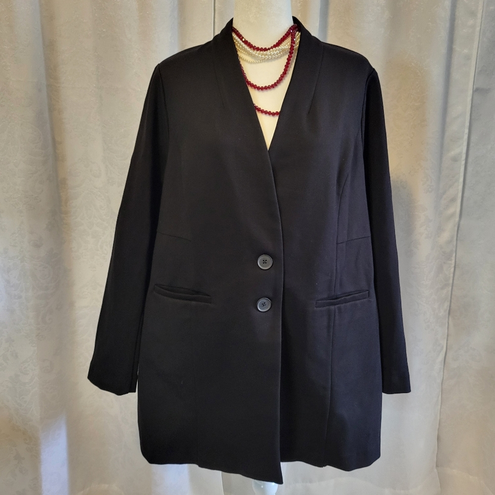 Torrid Women's Blazer, Jacket, Plus Size I, Black,  Career Wear